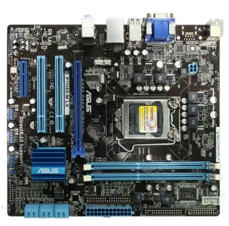 ソケットLGA1156 P7H55-M LXデスクトップマザーボードH55i3 i5 i7 DDR3 uATXオリジナルメインボード用