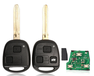 Heart Horse Car Remote Controls Key Replacements For T O Yo Ta RAV4 Prado Tarago Kluger Avensis, 2 Buttons Remote Key Case With 433Mhz 4D67 Chip, Prado Remote Key Cover Case/RAV4 Key Fob - Foto 9