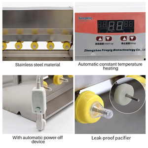 Máquina de lactancia para cerdos de acero inoxidable de 20L, bebedero automático de leche para lechones con 14 tetinas - Product Image 6