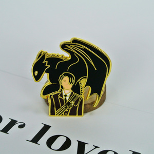 Épingle à revers en émail dur, en forme de lune scintillante, de rappeur, sur mesure, Kpop, insignes - Product Image 4