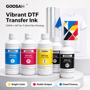Tinta DTF Antiobstrucción CMYK Blanca 1000ml Protección de Boquillas a Base de Agua Impresión Digital Directa a Película - Product Image 1