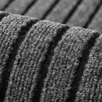 Runner Rugs Indoor/Outdoor Anti-Slip Running Carpet Polyester Square Woven Doormat PVC/TPR Backing Waterproof Low-Profile