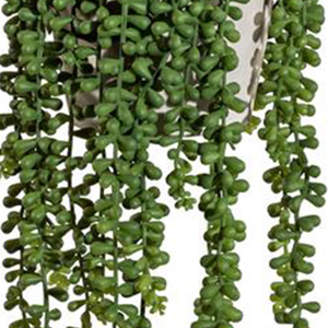 Plante suspendue artificielle de type Gasper Sedum, haute simulation, environ Pot en plastique vert foncé de 55 cm, 11x13 cm, pour usage intérieur - Product Image 2