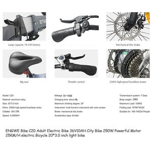Motor medio para Bicicleta de montaña eléctrica, 750W, 1000W, 50 Mph, Opvoudbare Fiets, Fatbike - Product Image 2