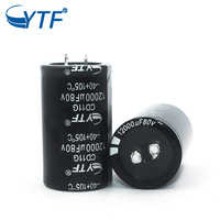 Fournisseurs de composants électroniques Condensateur électrolytique en aluminium 80V 12000UF 35*60mm pour l'audio