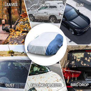 Housse de voiture extérieure non tissée de haute qualité fabriquée en Chine, logo personnalisé, imperméable, housse de voiture complète - Product Image 6