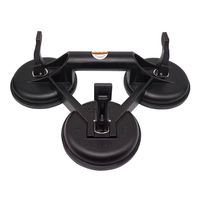Ventosa de Succión TPR con Mango de 325 mm y Capacidad de Elevación Vertical de 85 kg para Uso en Construcción