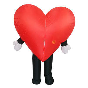 Costume gonflable Cœur Rouge pour la Saint-Valentin, Noël, Halloween, Fête costumée, Cosplay, Déguisement de mascotte, Combinaison gonflable - Product Image 5