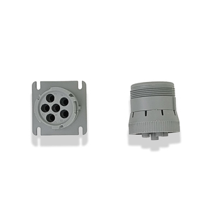Connecteurs de câblage Deutsch HD J1708 6 broches étanches IP67, contacts en cuivre pour véhicules automobiles, camions et bus lourds 12V/24V IATF Gris 12A - Product Image 5