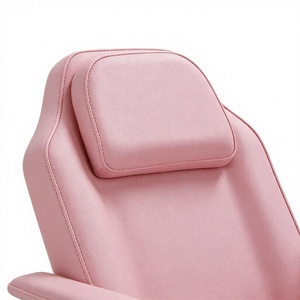 Fauteuil <span class=keywords><strong>de</strong></span> beauté facial inclinable rose en PVC, <span class=keywords><strong>table</strong></span> <span class=keywords><strong>de</strong></span> massage hydraulique, <span class=keywords><strong>lit</strong></span> <span class=keywords><strong>de</strong></span> spa à hauteur réglable, avec roulettes pour technicien, idéal pour les traitements - Product Image 5