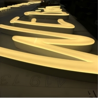 Enseigne lumineuse LED 3D DakeSign à éclairage frontal, logo personnalisé, décoration publicitaire pour salons de coiffure, étanche IP65, enseigne personnalisable