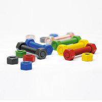 PTFE Fluorocarbon Xylan Coating Astm A193 Thread Screw Rod Stud Bolt B7 B16