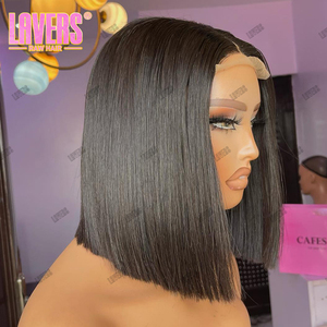 วิกผมบ๊อบ13X4ขนาด8-14นิ้ววิกผมคนแท้แบบเปรูผมแท้สั้นสำหรับผู้หญิงผิวดำ - Product Image 5