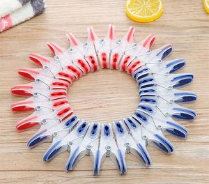 Pinces à linge populaires en plastique PP+TPR (lot de 12) – Durables et écologiques, design moderne pour balcon et buanderie - Product Image 4