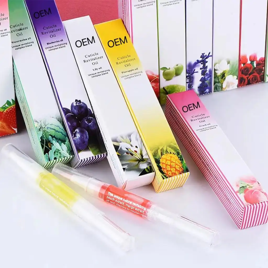 Yodoor Private label free sample nails care nutrition good smell OEM glitter nail cuticle oil pens custom logo