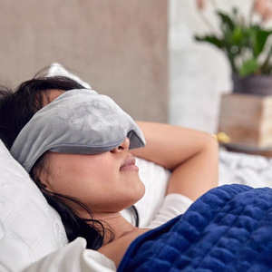 Gravity Eye Mask Bead-Filled Cooling Inner Liner Removable Velcro Deep <b>Sleep</b> Eye Protection <b>Light</b> Shielding Custom Colors - Product Image 1