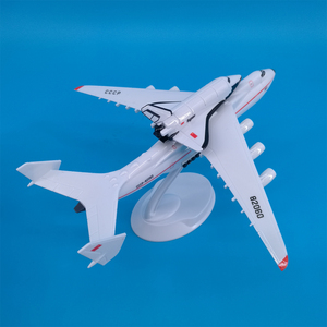 Modelo de Avión Antonov 225 de 21 cm con el Transbordador Espacial <span class=keywords><strong>Buran</strong></span>, Escala 1/400, Decoración de Escritorio de Resina Fundida a Presión con Soporte de Exhibición - Product Image 6