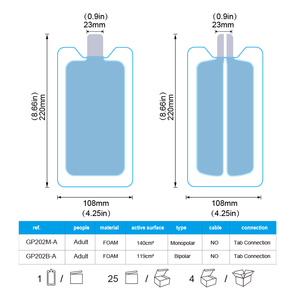 Customized <strong>Disposable</strong> Blue Foam Neutral Electrode Negative Patient Plate <strong>Electrosurgical</strong> <strong>Monopolar</strong> ESU Grounding <strong>Pad</strong> - Product Image 6