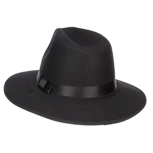 Vente en gros de <span class=keywords><strong>chapeau</strong></span> Fedora en polyester <span class=keywords><strong>Borsalino</strong></span> 100% à larges bords <span class=keywords><strong>chapeau</strong></span> Panama en <span class=keywords><strong>feutre</strong></span> de laine avec ruban personnalisé - Product Image 5