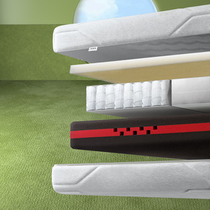 Sleep Cube Mattress Medium Firm Pocket Spring Removable Cover <b>Foldable</b> Home Use - Product Image 2