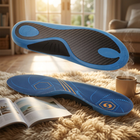 Plantillas Deportivas de Fibra de Carbono 2026 con Soporte de Arco, Amortiguación y Protección para Zapatos