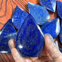 Ornements en lapis-lazuli naturel poli en forme de goutte pour la guérison, le Feng Shui, le Reiki, la méditation et les mariages (vente en gros)