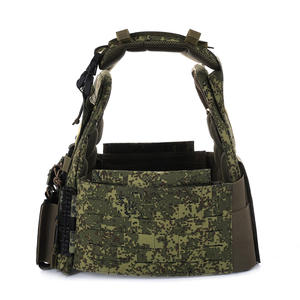 Chaleco Táctico Ruso de Nailon 500D con Sistema de Sujeción Rápida de Gancho y Bucle para Cargadores y Radios, Camuflaje EMR, para Portaplacas de Combate - Product Image 2