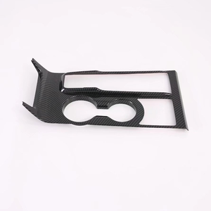 Panel de Cambio de marchas de fibra de carbono para coche, cubierta protectora embellecedora, Kit de carrocería, accesorios mejorados para <span class=keywords><strong>Hyundai</strong></span> <span class=keywords><strong>Tucson</strong></span> <span class=keywords><strong>2019</strong></span> - Product Image 3