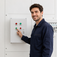 Boîte de distribution de pompe à air directement de l'usine |   220V/380V |   Usage industriel |   Courant de 10 à 200 A |   Revêtement en poudre antistatique laminé à froid
