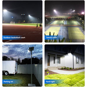 Reflector LED <span class=keywords><strong>Solar</strong></span> de Aluminio para Exteriores, Impermeable IP66, con Batería LiFePO4, para Estadios Deportivos, 200W 300W, Garantía de 2 Años, Haz de Luz de 70-140° - Product Image 5