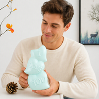 Vase en céramique fait main avec inscription « Je t'aime » en forme de cœur empilé, cadeau de la Saint-Valentin, cadeau de mariage, décoration de table, portable, nouveaux cadeaux d'entreprise