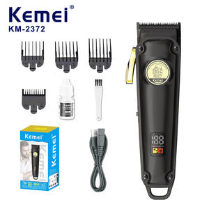 Tondeuse à cheveux professionnelle Kemei KM-2372 avec écran LCD et fonction de charge - Product Image 1