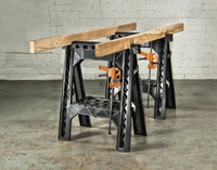 Table à outils multifonctionnelle WX051, table de travail mobile portable pour le travail du bois, table de scie, table pliante