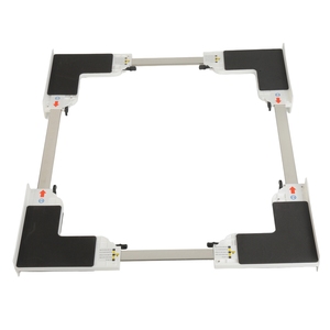 Kit de superposition robuste en métal pour lave-linge et sèche-linge avec design antidérapant pour une superposition sécurisée, utilisation en buanderie domestique - Product Image 1
