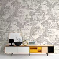 Papier peint mural de style européen moderne, pour salon et hôtel, papier peint personnalisé sans joint