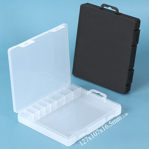 SUNSHING Multi Compartment Plastic Storage Container Component Organizer with Dividers for Screws <b>Small</b> Parts Partition <b>Box</b> - Product Image 2
