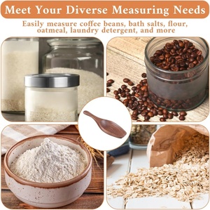 Cuchara Medidora <span class=keywords><strong>de</strong></span> Café <span class=keywords><strong>de</strong></span> Madera Maciza, Cuchara Medidora <span class=keywords><strong>de</strong></span> Madera Natural Acabada a Mano para Café, Té <span class=keywords><strong>y</strong></span> Repostería - Product Image 6