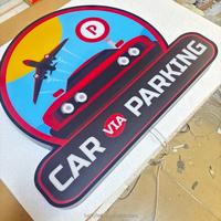 Letreros Electrónicos LED con Retroiluminación, Caracteres Luminosos Impermeables, Letrero con Logotipo Personalizado para Publicidad en Centros Comerciales, Parques y Empresas