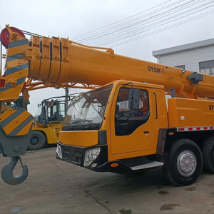Grue d'occasion QY50K-2 50 tonnes Shanghai QY QAY XCA XCT en bon état à prix réduit - Vente chaude - Product Image 1
