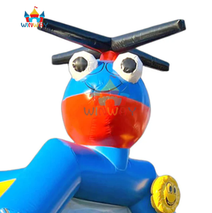 Offre Spéciale : Mini Château Gonflable Hélicoptère de Qualité Commerciale pour Enfants, Idéal pour les Fêtes de Tout-Petits et les Jeux en Extérieur - Product Image 3