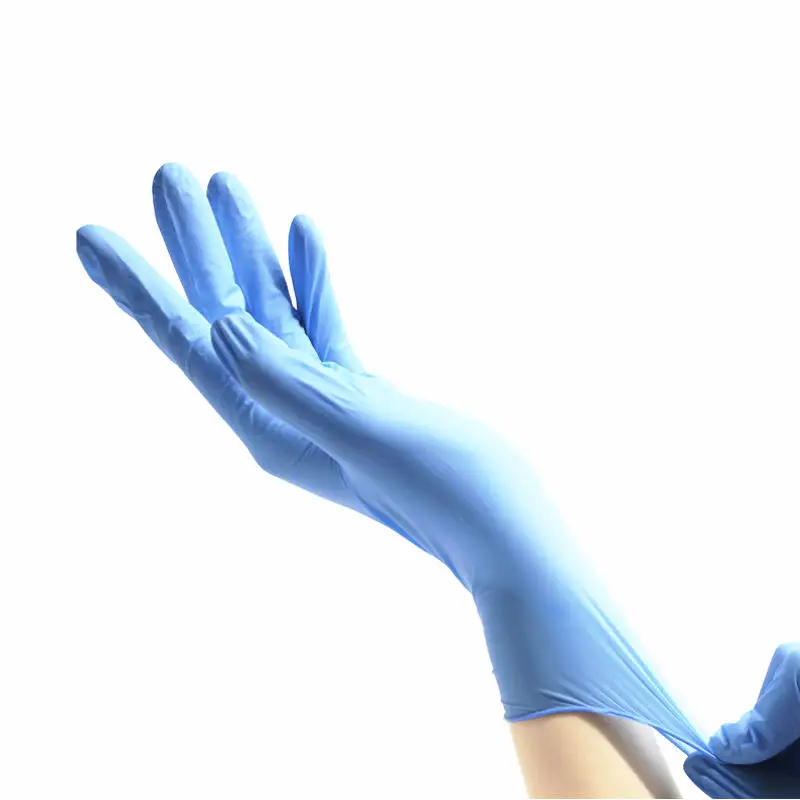 Wholesale custom cheap nitrile gloves family cleaning waterproof non slip protection hands