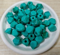 Perles en acrylique vintage géométriques à facettes, grand trou, 12 mm, pour la fabrication de bijoux, bracelets, colliers et vêtements de bikini (vente en gros)