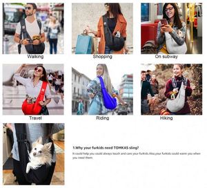 Free Sample <b>Dog</b> <b>Sling</b> Carrier for Small <b>Dogs</b> pet <b>slings</b> with extra pocket storage <b>sling</b> with storage pocket Multiple color - Product Image 2