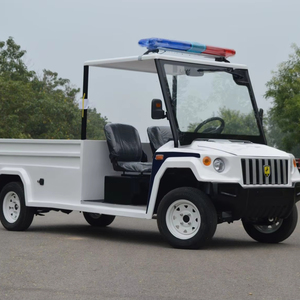 Voiture de <span class=keywords><strong>patrouille</strong></span> électrique et voiturette de golf LEIBIN à longue autonomie pour 2 personnes avec boîte de chargement et <span class=keywords><strong>camion</strong></span> utilitaire - Product Image 1