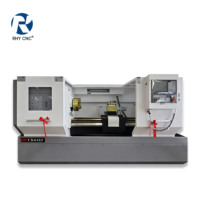 Torno CNC de Cama Plana de Alta Resistencia CK6163, Torno Horizontal de Precisión para Mecanizado de Ejes de Acero