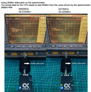 Émetteur vidéo FPV AKK Alpha 8 8W VTX - 5,8 GHz 80 canaux 8W 5W 3W 1W à puissance commutable pour drone RC et course FPV - Product Image 6