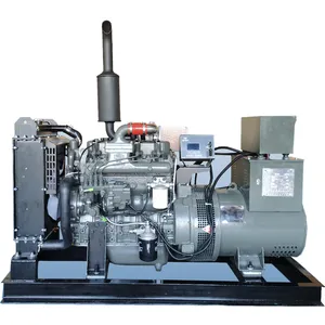 China AC Three Phase Water-cooled Diesel Generator Set 30KW Open Type Electric Generator with Yunnei Power