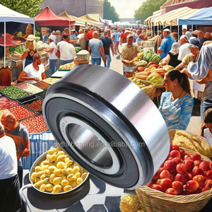 מפעל כדור קרמיקה היברידית בעל 5*11*4 מ "מ נירוסטה גלגל דיג נושאת עמוק לדייג חיצוני - Product Image 2