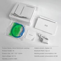 Hub Multimodo Tuya Smart Zigbee 3.0 BLE con Diseño Plegable, Material de PC, Señal Fuerte para Alexa y Uso en Hoteles