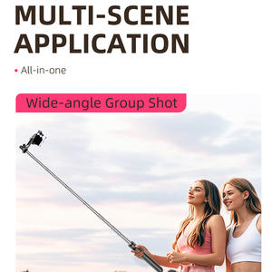 TT02 Selfie Stick 1750mm Stable Automatique <span class=keywords><strong>Pop</strong></span> Open Trépied Télécommande Sans Fil Selfie Stick 360 Rotation - Product Image 5